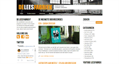 Desktop Screenshot of deleesfabriek.nl